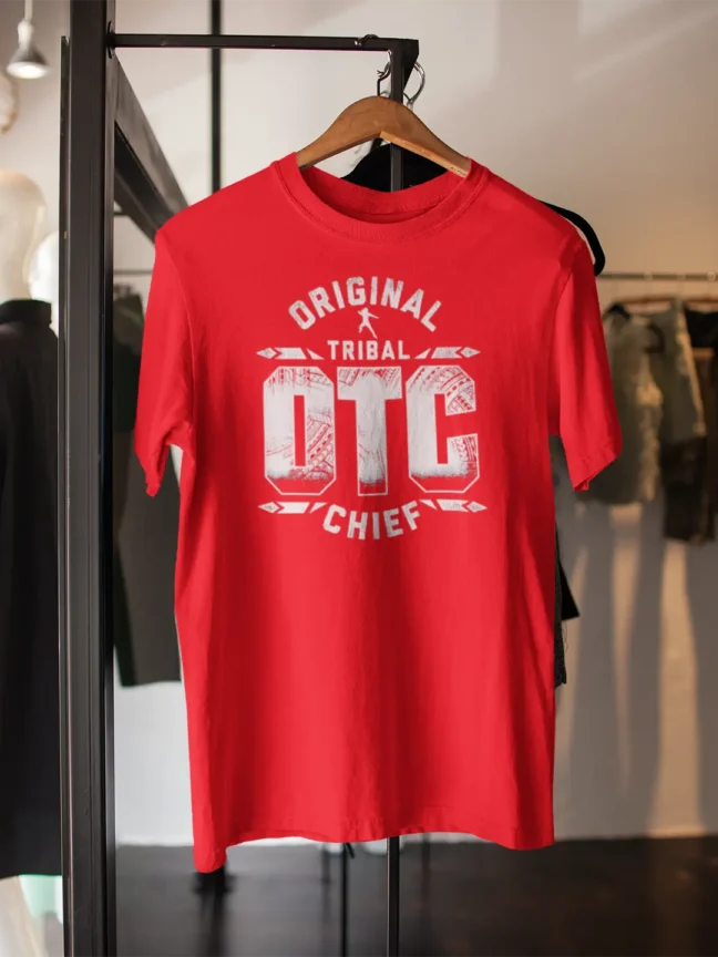 OTC Printed Printed Red Colour T-shirt