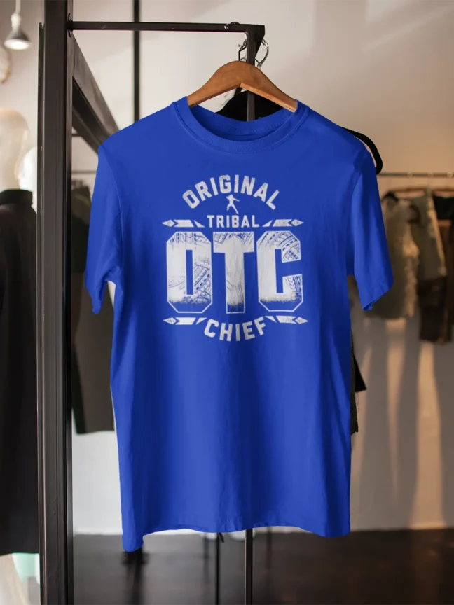 OTC Printed Printed Royal Blue Colour T-shirt