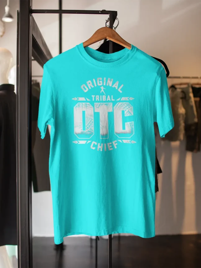 OTC Printed Printed Sky Blue Colour T-shirt