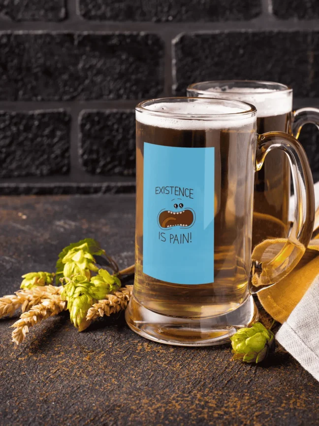 Rick and Morty Printed Beer Mug (Copy)