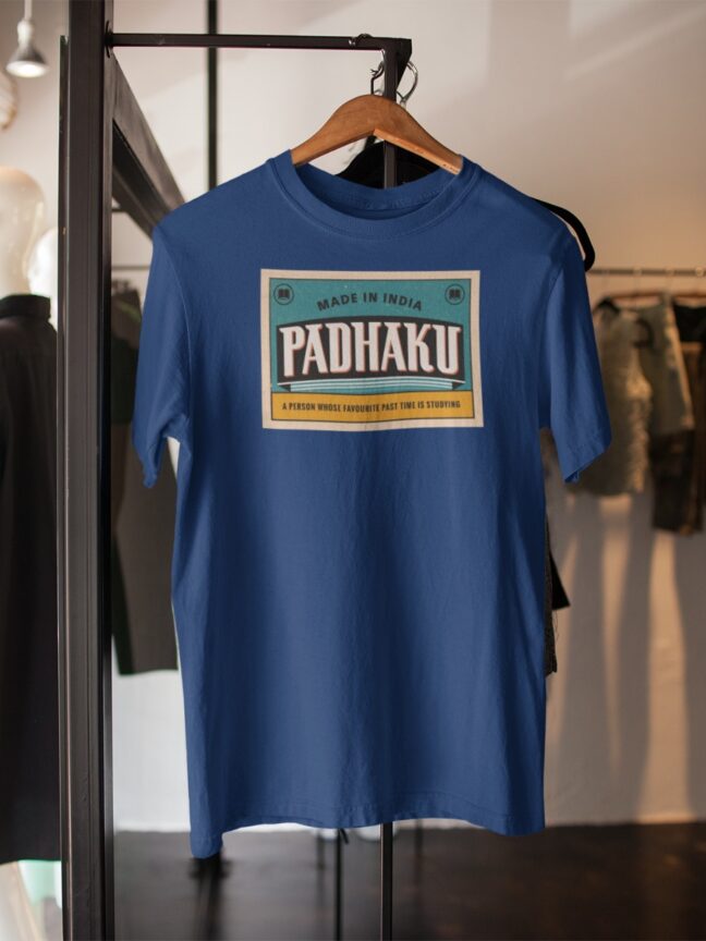Printed T-shirt Royal Blue