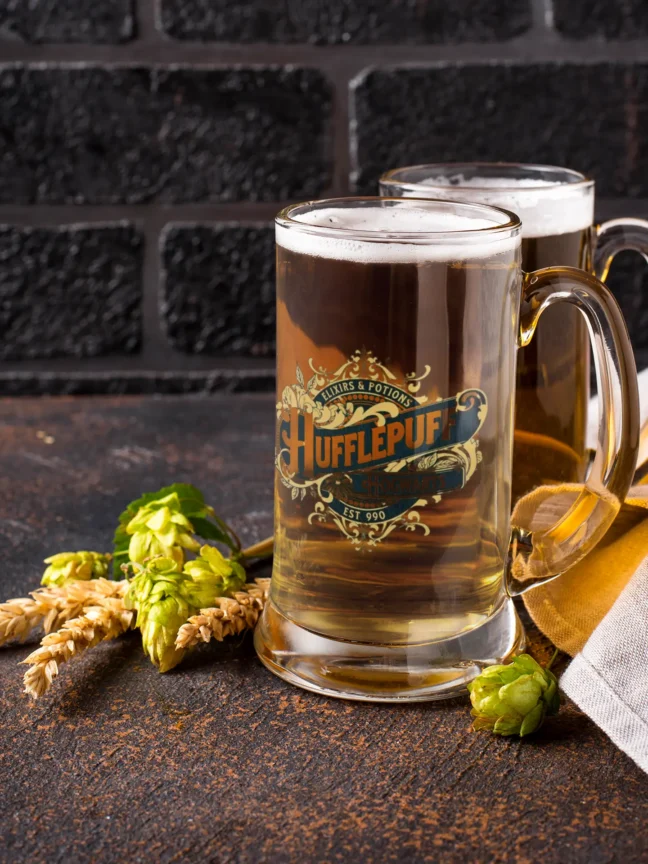 Harry Potter Hufflepuff Printed Beer Mug