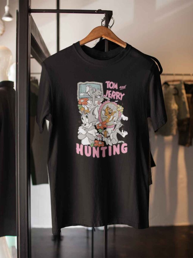 TOM AND JERRY HUNTING T SHIRT