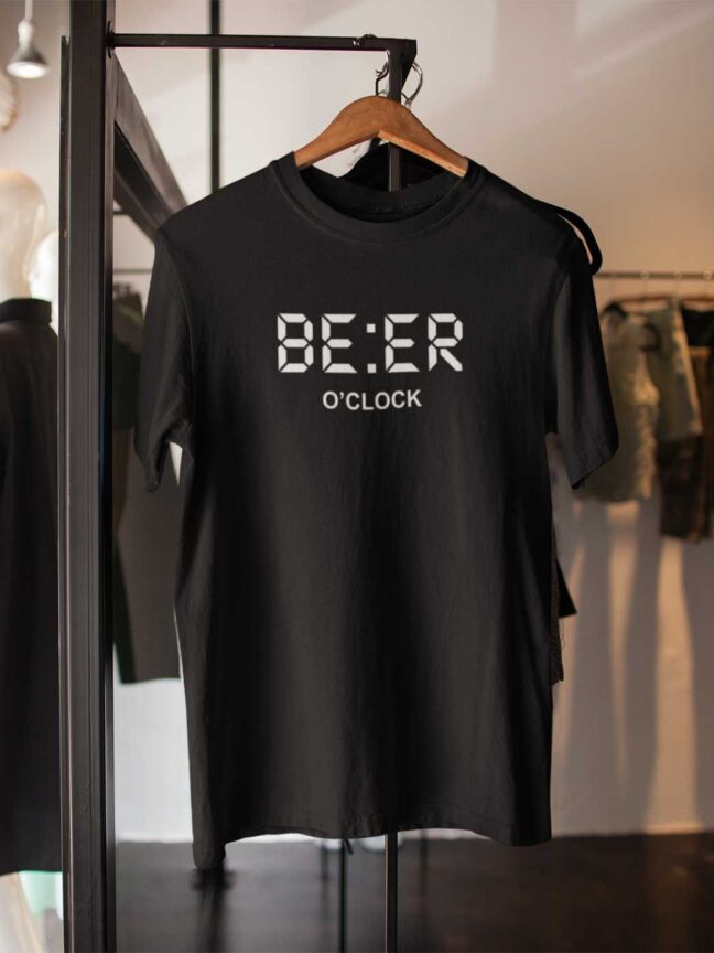 BE:ER CLOCK-T SHIRT