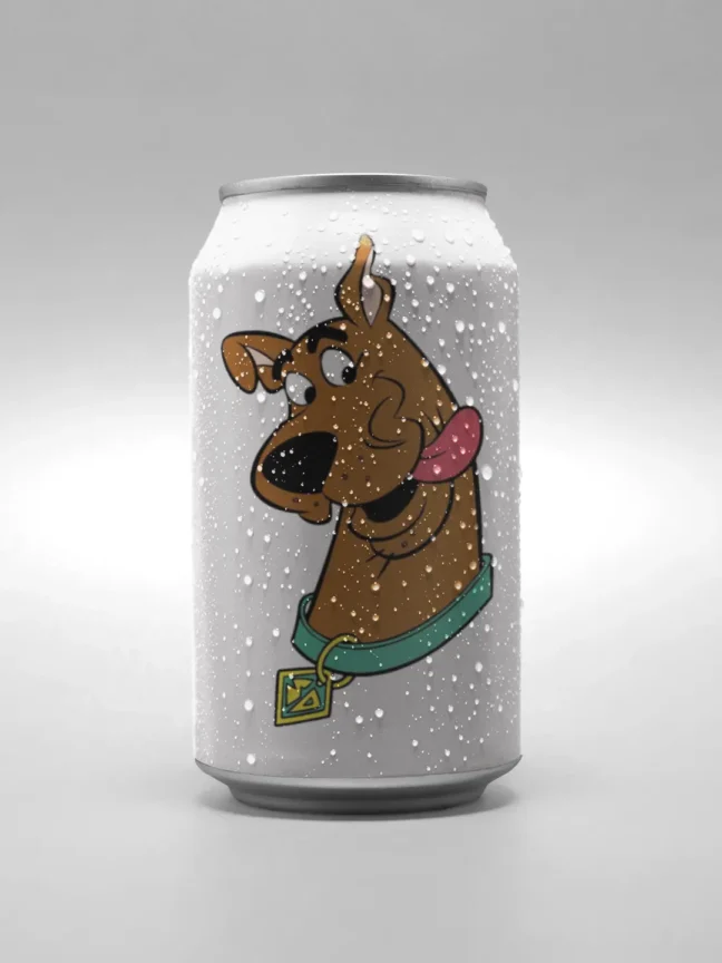 Scooby Doo printed metal can