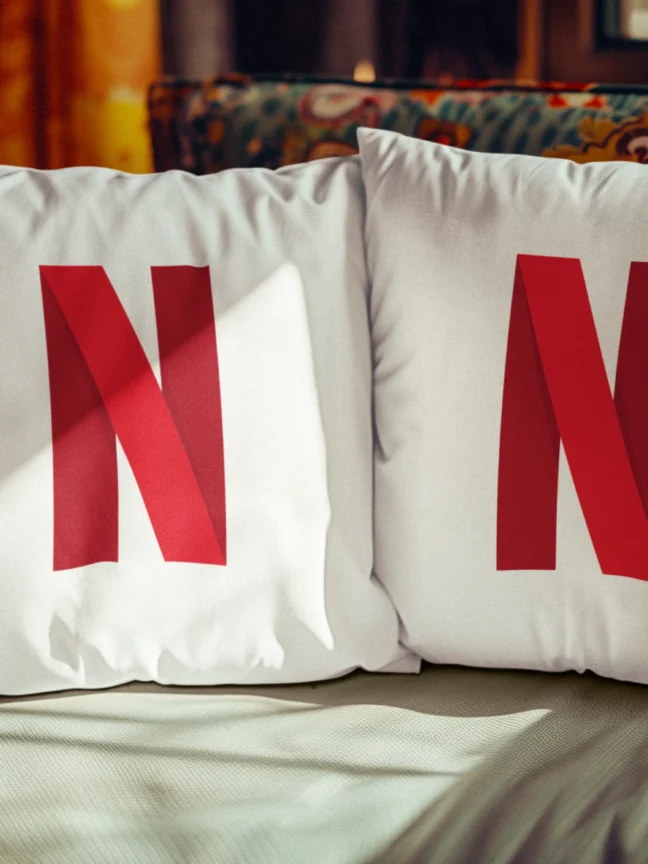 Netflix Printed Cushion Size 16 by16 set of 2