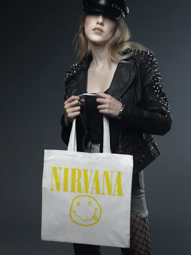 Nirvana Printed Tote Bags